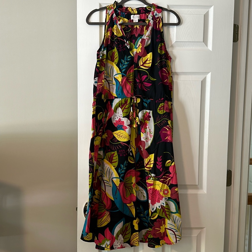 Velvet Floral Dress